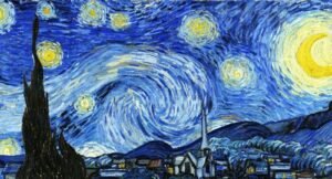 Los secretos astronómicos en pinturas célebres aparecen, por ejemplo, en obras como la "Noche Estrellada".