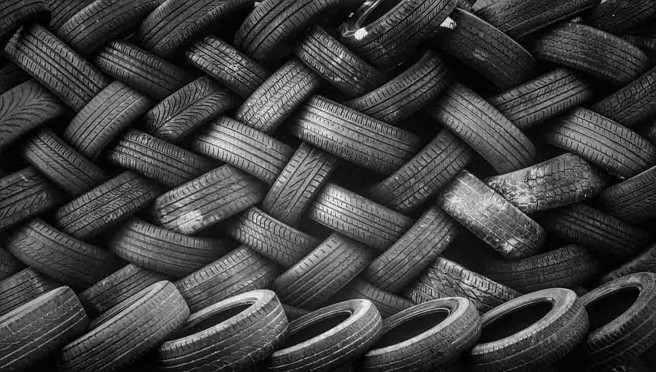 discarded tires