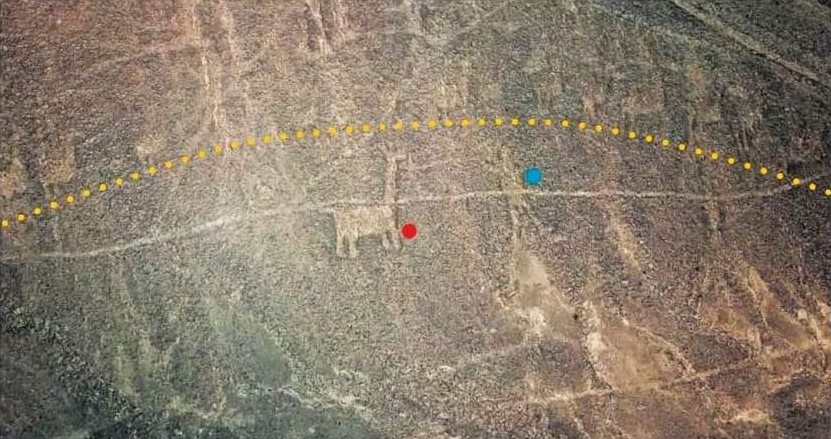 The geoglyphs discovered in Peru are unpublished.