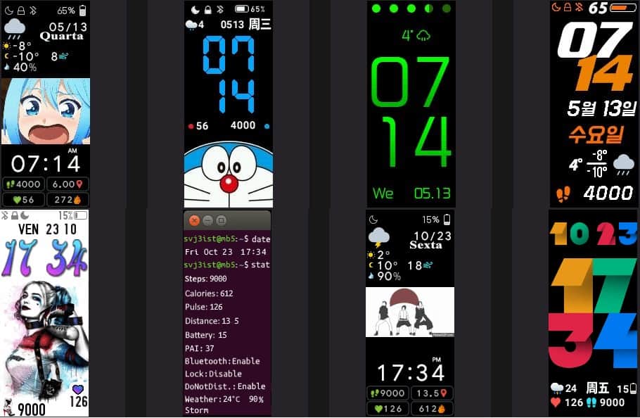 How to install new Watchfaces in Mi Band 5