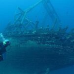 The sunken ship in World War I