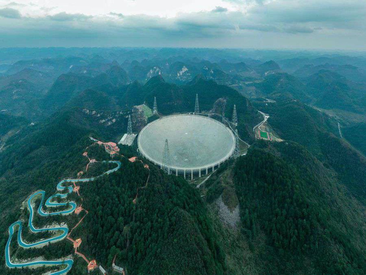 The possible signal from an extraterrestrial civilization was picked up by the FAST radio telescope.