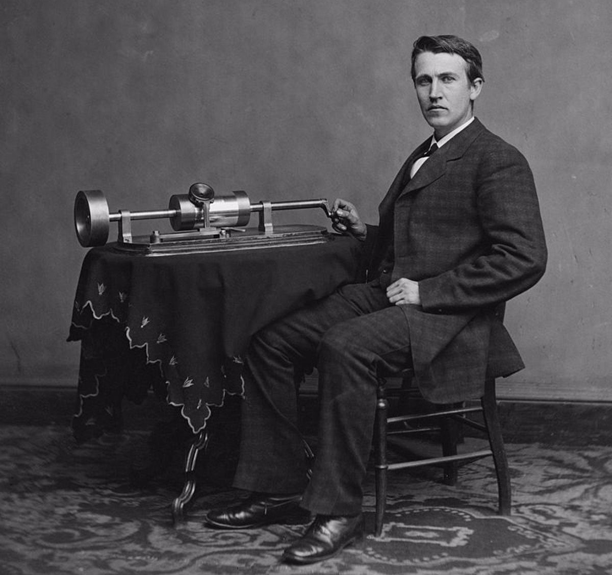 It is the 145th anniversary of Edison's phonograph.