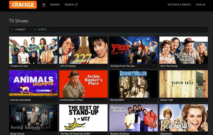 How Crackle's streaming services work.