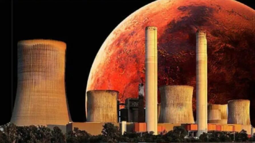 A nuclear power plant on the Moon