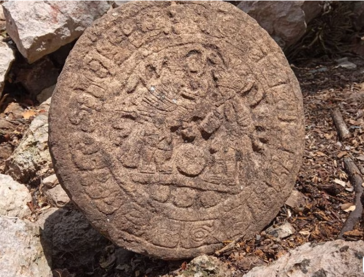 A very ancient Mayan ball game marker was unearthed.