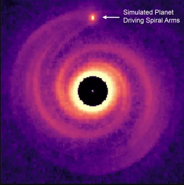 Spiral-forming planet reveals some secrets about galaxy formation.